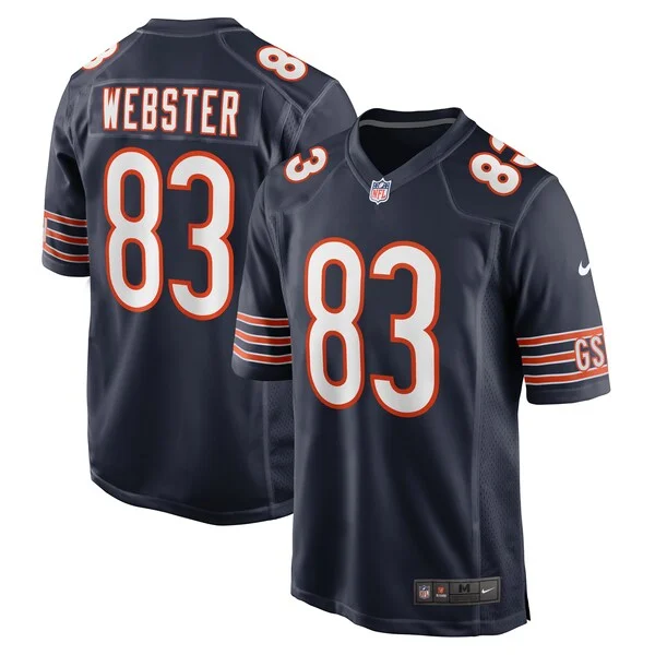 None Nsimba Webster Game Jersey - Navy | NFL Player Jersey | NFL Footb