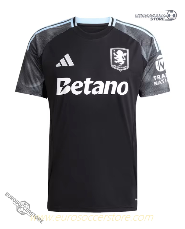 Aston Villa 25-26 Season Away Jersey Featuring TIELEMANS #8