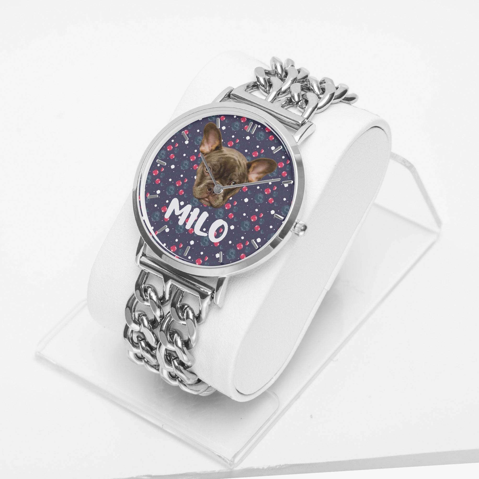 Monet - Personalized Chic Hollow Strap Watch for Frenchie Lovers