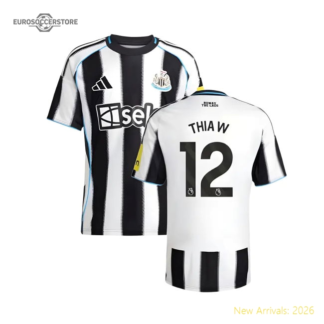 Excellent 2025-2026 Newcastle Home Shirt (thiaw 12) - Official Edition