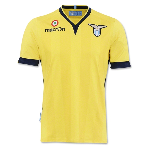 13 14 Lazio Away Yellow Soccer Jersey Shirt - Official Replica 320