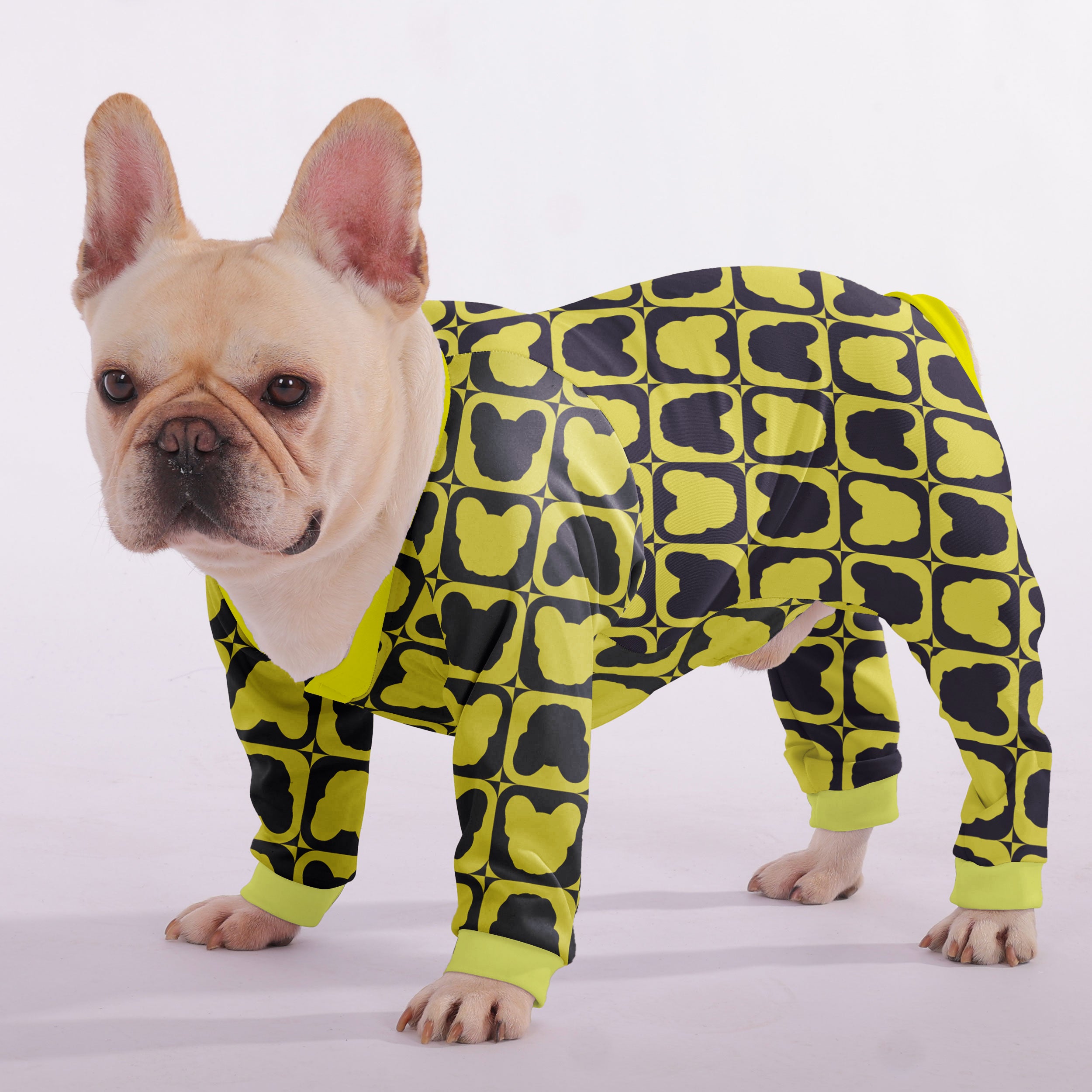 Minimal-Aesthetic Comfortable Milo - Frenchie Pajama for Home Use