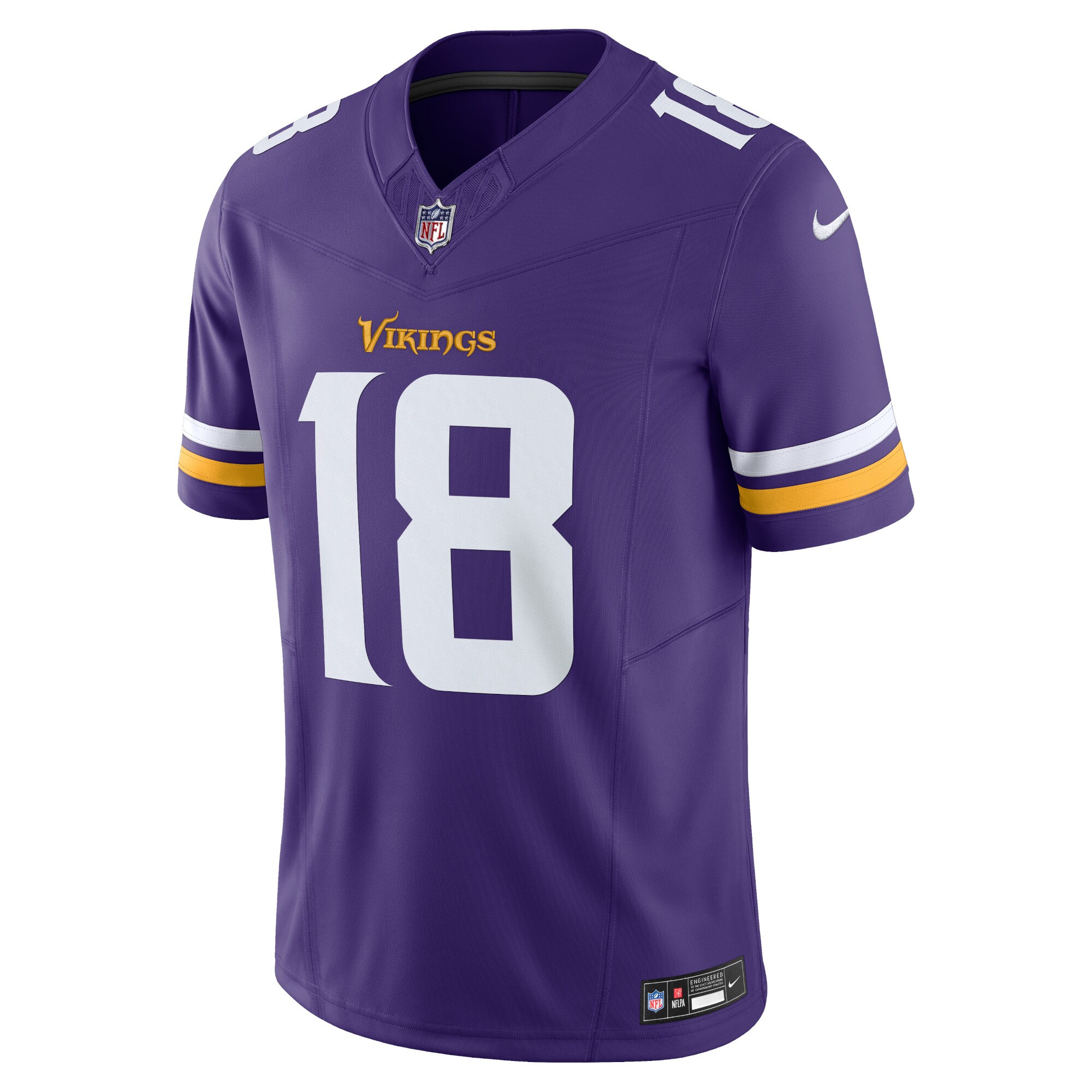 [ESK] Justin Jefferson #18 Minnesota Vikings Vapor F.U.S.E. Limited Jersey - Purple