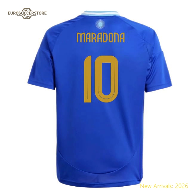 2024-2025 Argentina Away Shirt (Kids) (MARADONA 10)