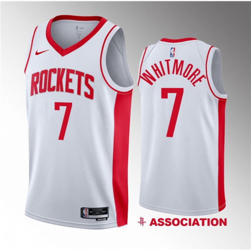 7 Houston Rockets Jersey White - - Game Day Essential