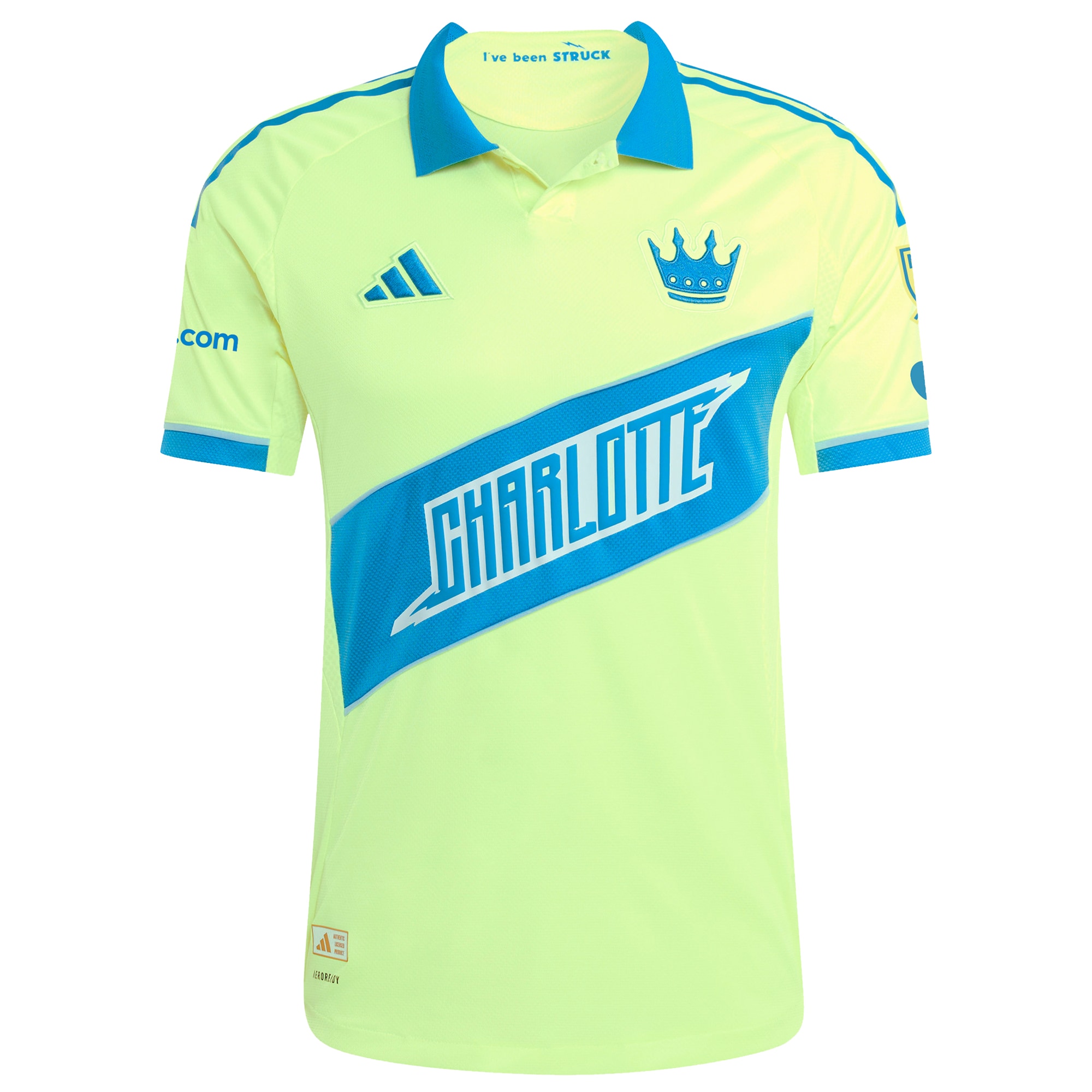 [JED] Charlotte FC 2025 Third Authentic Custom Jersey - Yellow