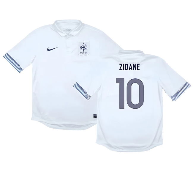 ZIDANE 10 Official Licensed France Away Supporter Shirt for Adults (1)