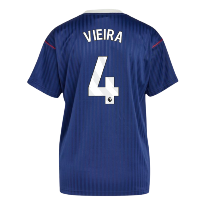 Official Arsenal Terrace Icons Shirt (navy) (vieira 4) - Premium