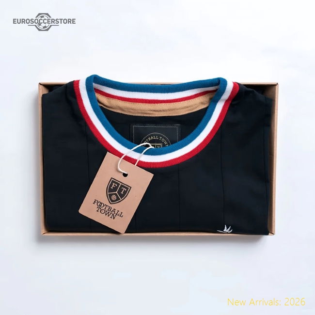Vintage France Les Bleus Black Soccer Game Day Jersey For Match Days
