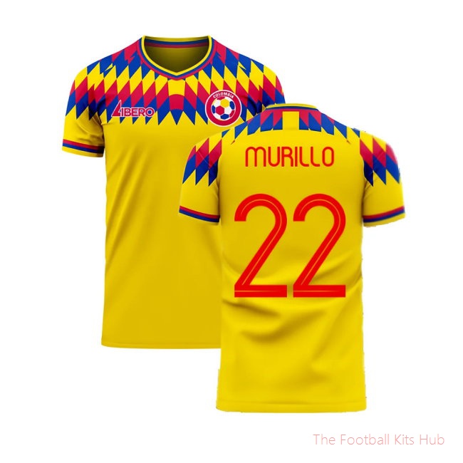 Colombia 2025-2026 Home Concept Football Kit (Libero) (MURILLO 22)