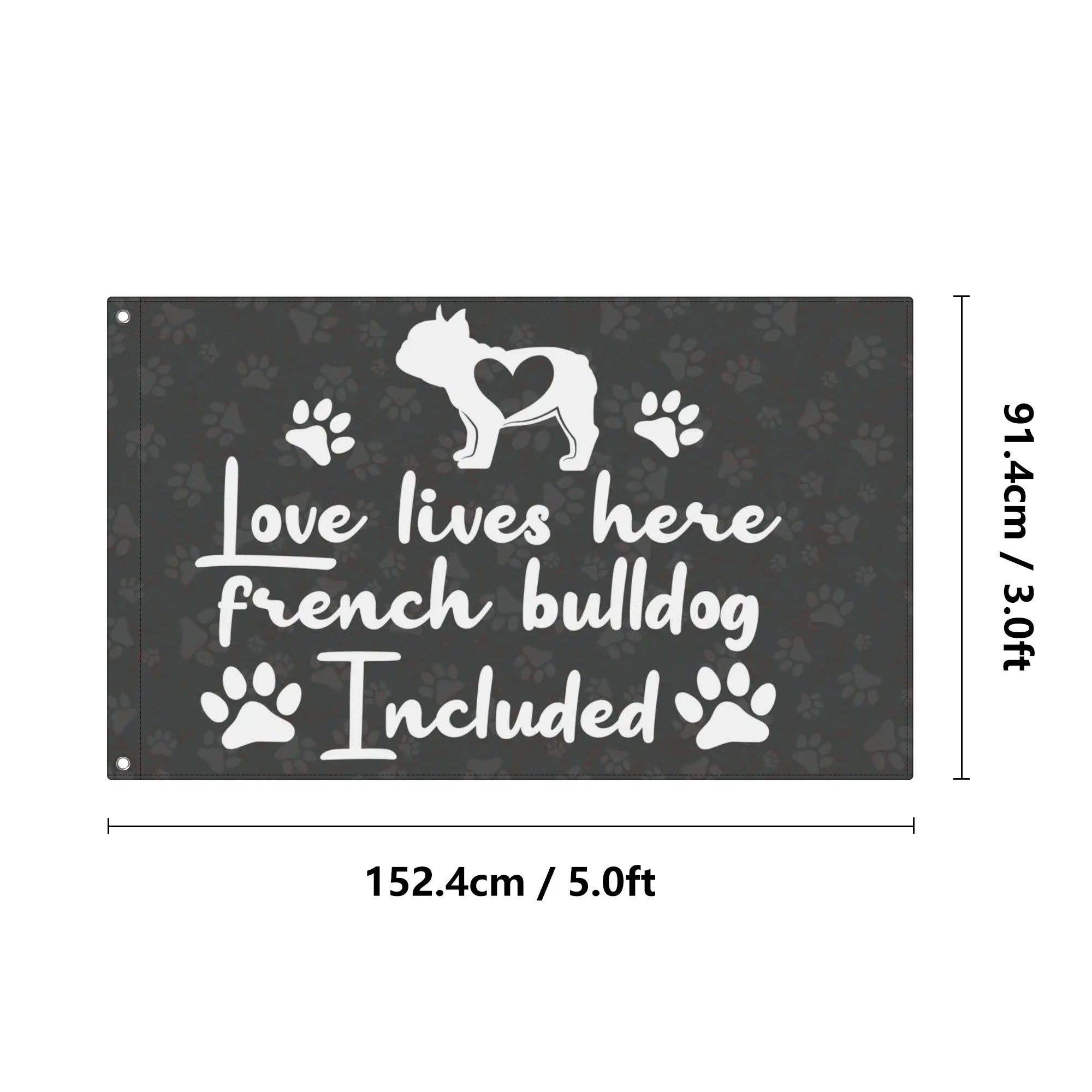 Frenchie-Fan Milo - Garden Flags For Frenchie Lovers for Fashion Lovers