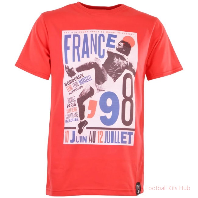 Pennarello: World Cup - France 98 T-Shirt - Red