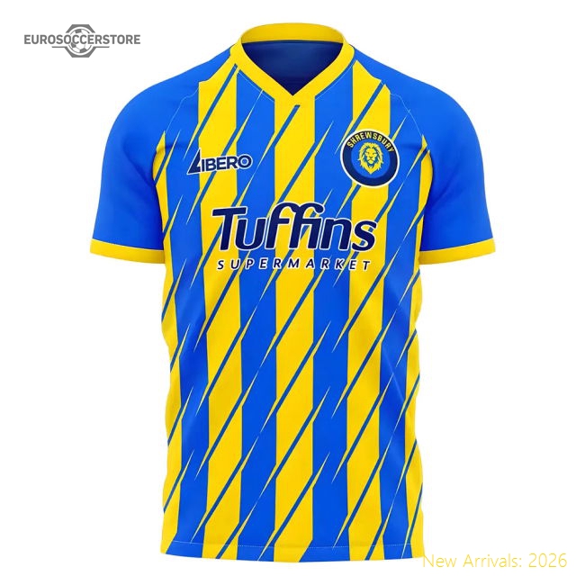 Premium Shrewsbury 2025-2026 Home Concept Football Kit (libero)