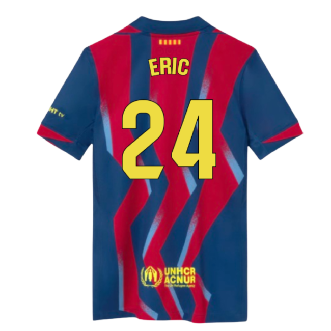 Match-Day 2025-2026 Barcelona Fourth Shirt (Kids) (Eric 24)