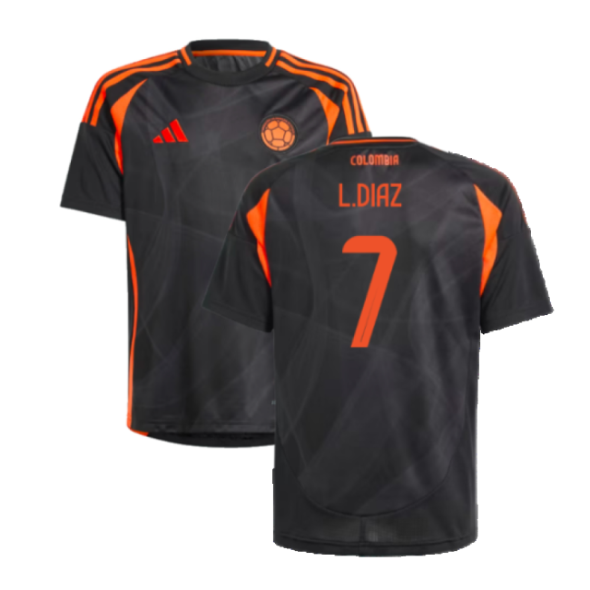 Kids New Colombia Away Football Shirt 2024-2025