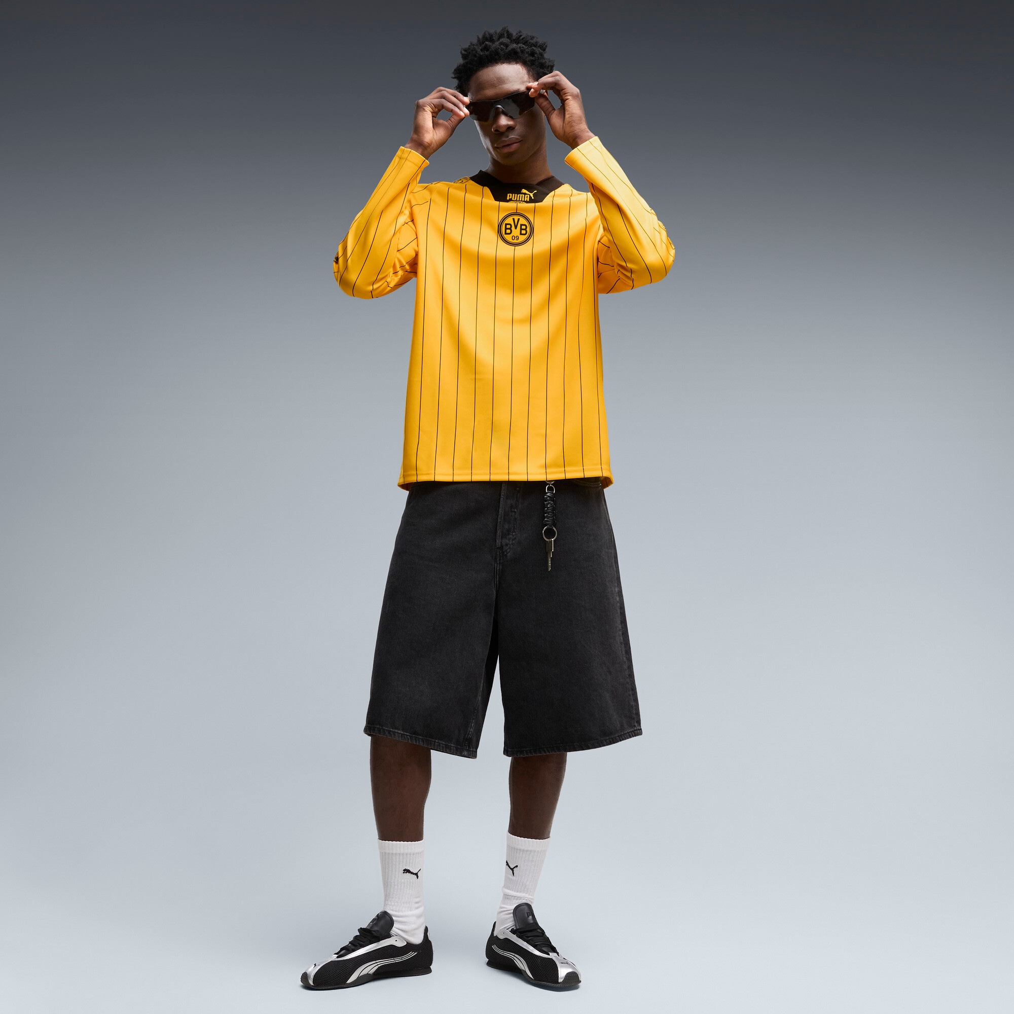 [SJH] Borussia Dortmund 2026/27 King Long Sleeve Fashion Jersey - Yellow