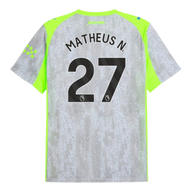 2025-2026 Man City Third Shirt (Matheus N. 27) (Limited Edition)