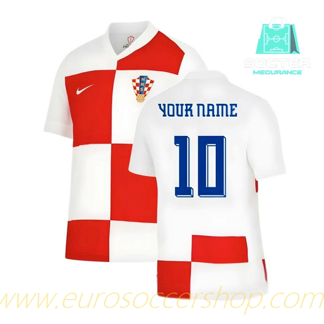 2024-25 Edition Croatia Home Football Shirt (Custom)