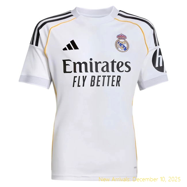 Official Real Madrid Home - La Liga - Durable Fabric - Match Day