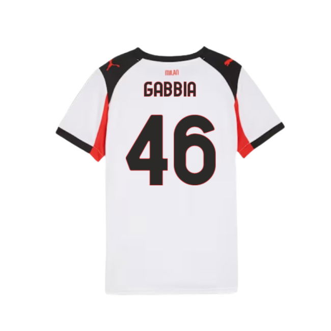 2025-2026 AC Milan Away Shirt (Kids) (Gabbia 46)