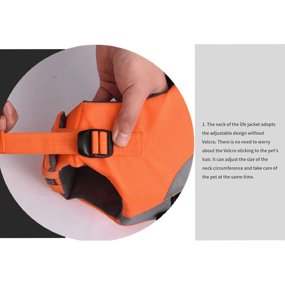 Life Vest Summer Reflective Swimwear For Frenchie Pups | Breed-optimized