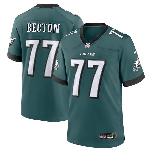 None Mekhi Becton Game Jersey - Green | NFL Player Jersey | NFL Footba