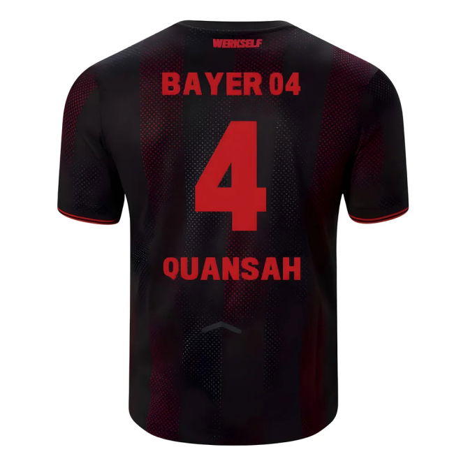 2025-2026 Bayer Leverkusen Home Contemporary Shirt (Quansah 4)