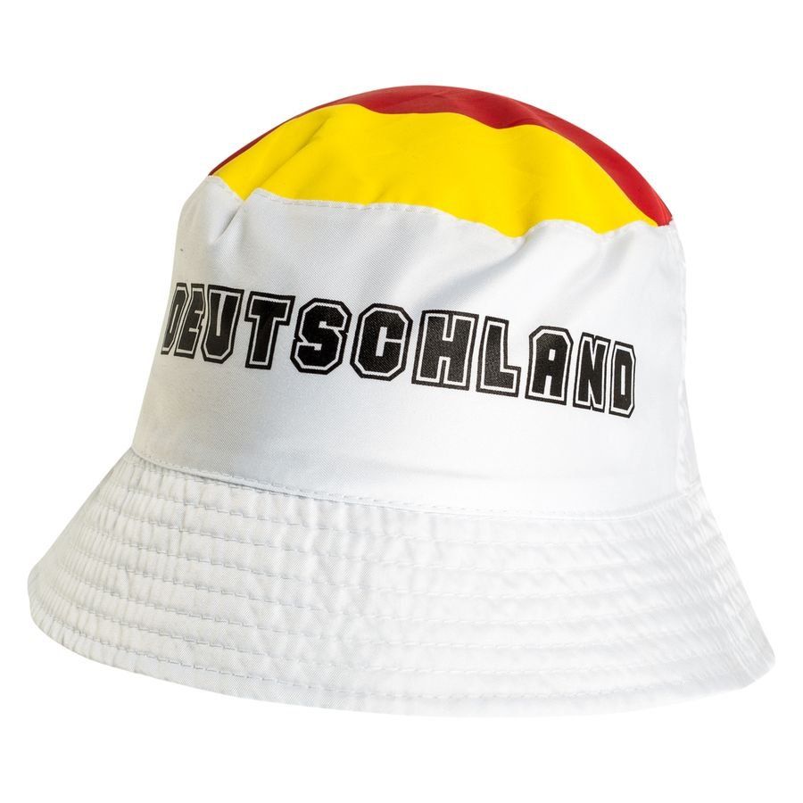 Deutschland Bucket Hat Pure White/yellow/red/jet Black