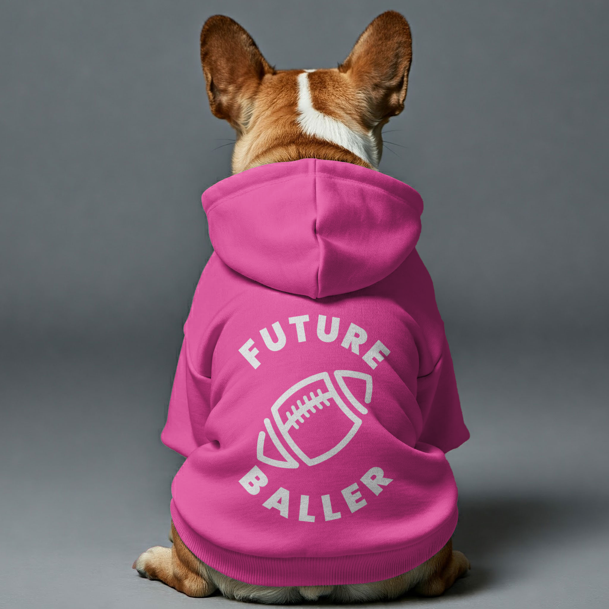 Future Baller - Bulldog Inspired Personalized French Bulldog Hoodies With Funny Quotes – Stylish, Cozy, And Premium 100% Cotton Pet Owner Apparel