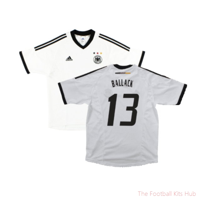 Germany 2002-04 Home Shirt (Excellent) (BALLACK 13)