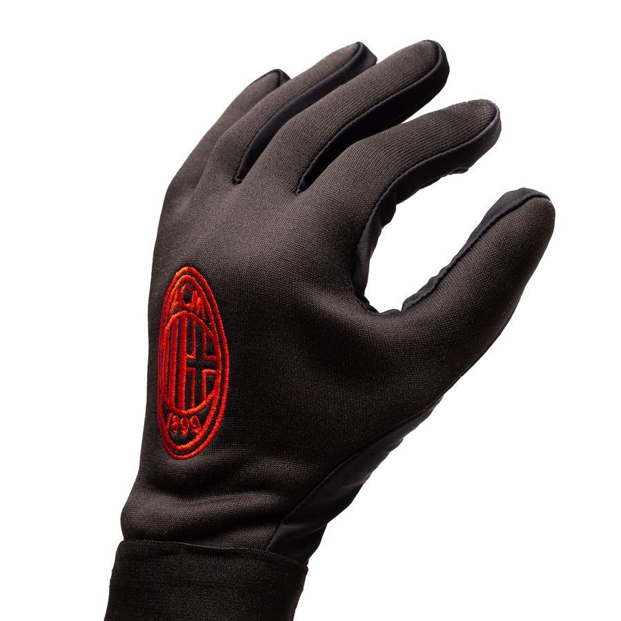 Milan Player Gloves Field Puma Jet Black/for All Time Red