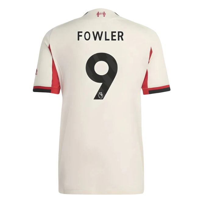 Liverpool Away Football Shirt 2025-20 - Fowler 9 L S