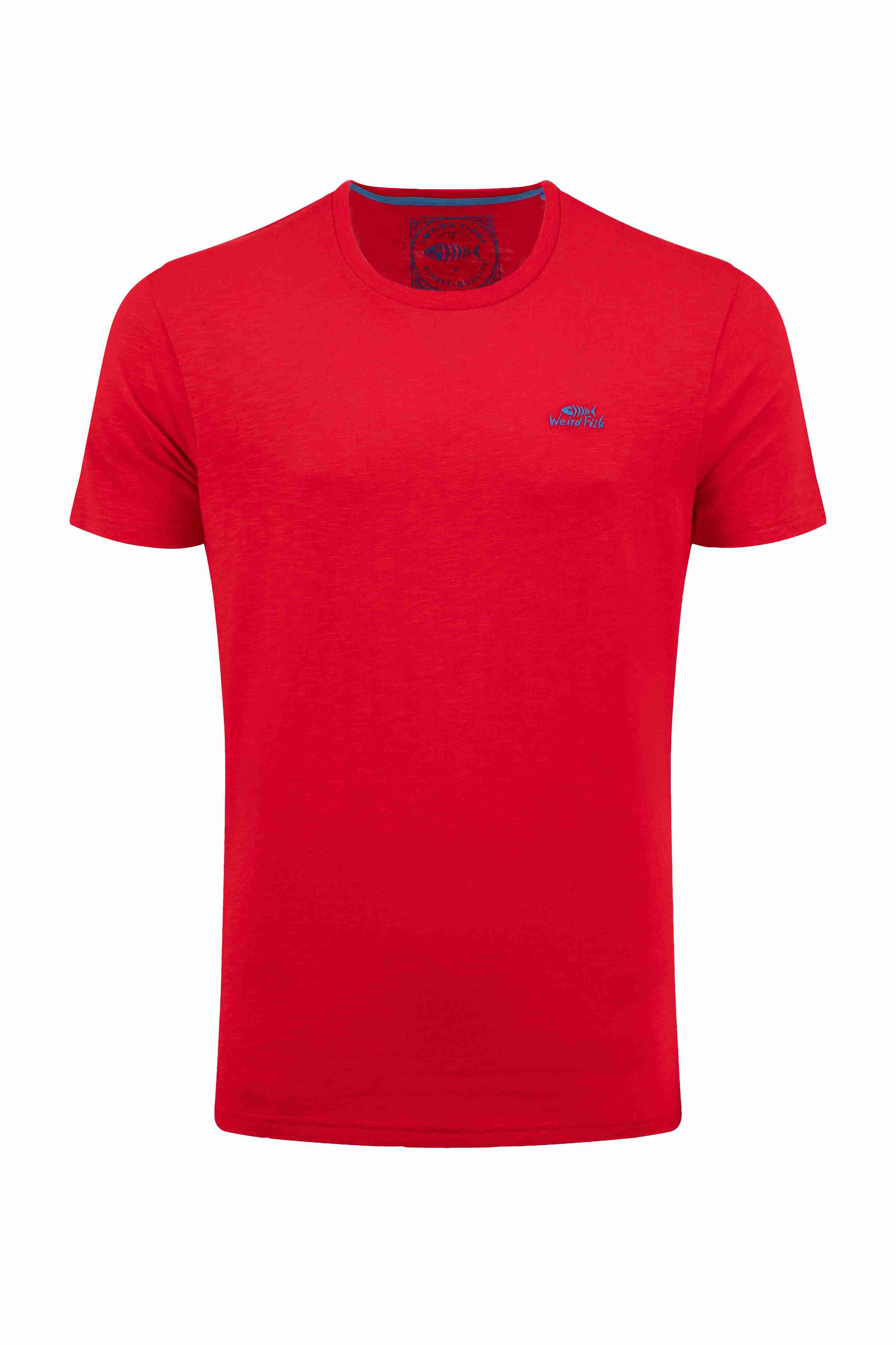 Fished Branded T-Shirt Barberry Red Marl
