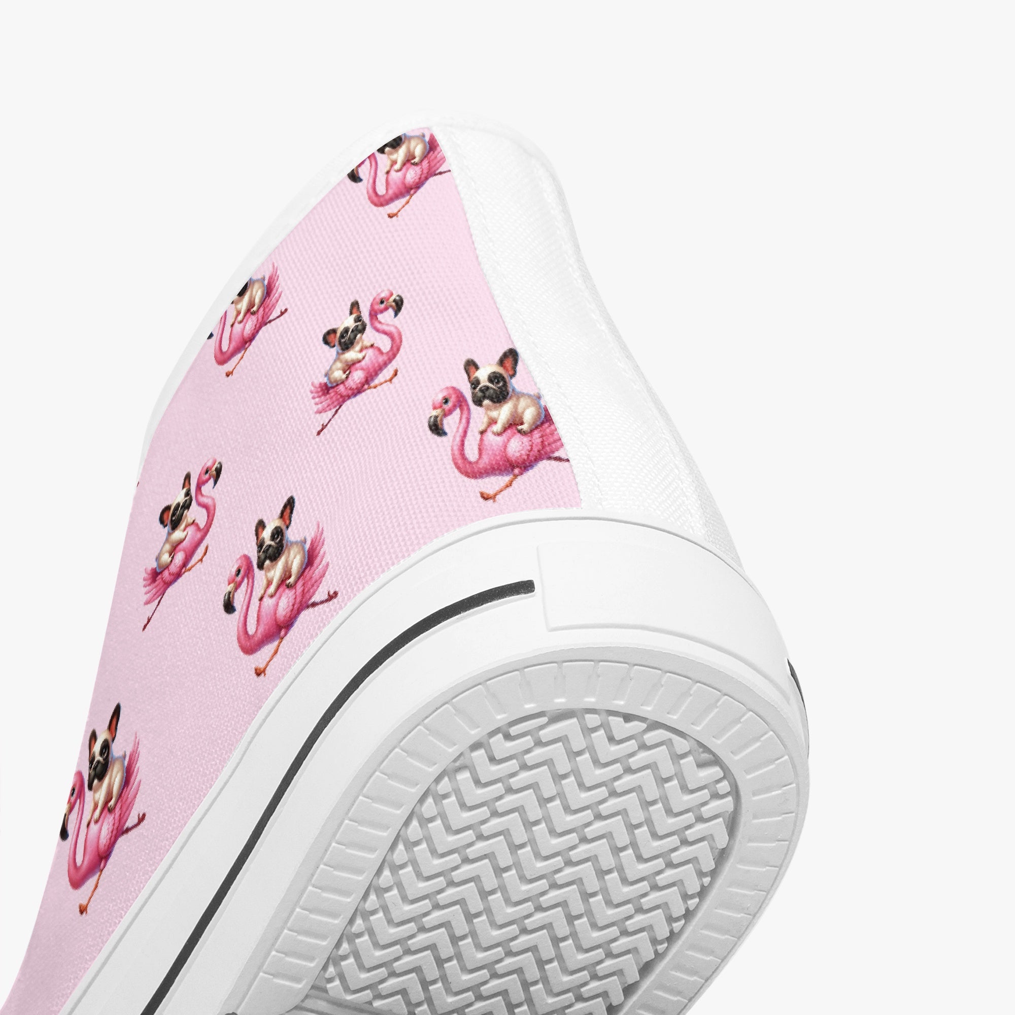 French Bulldog Lover London Classic High Top Canvas Shoes Casual Footwear