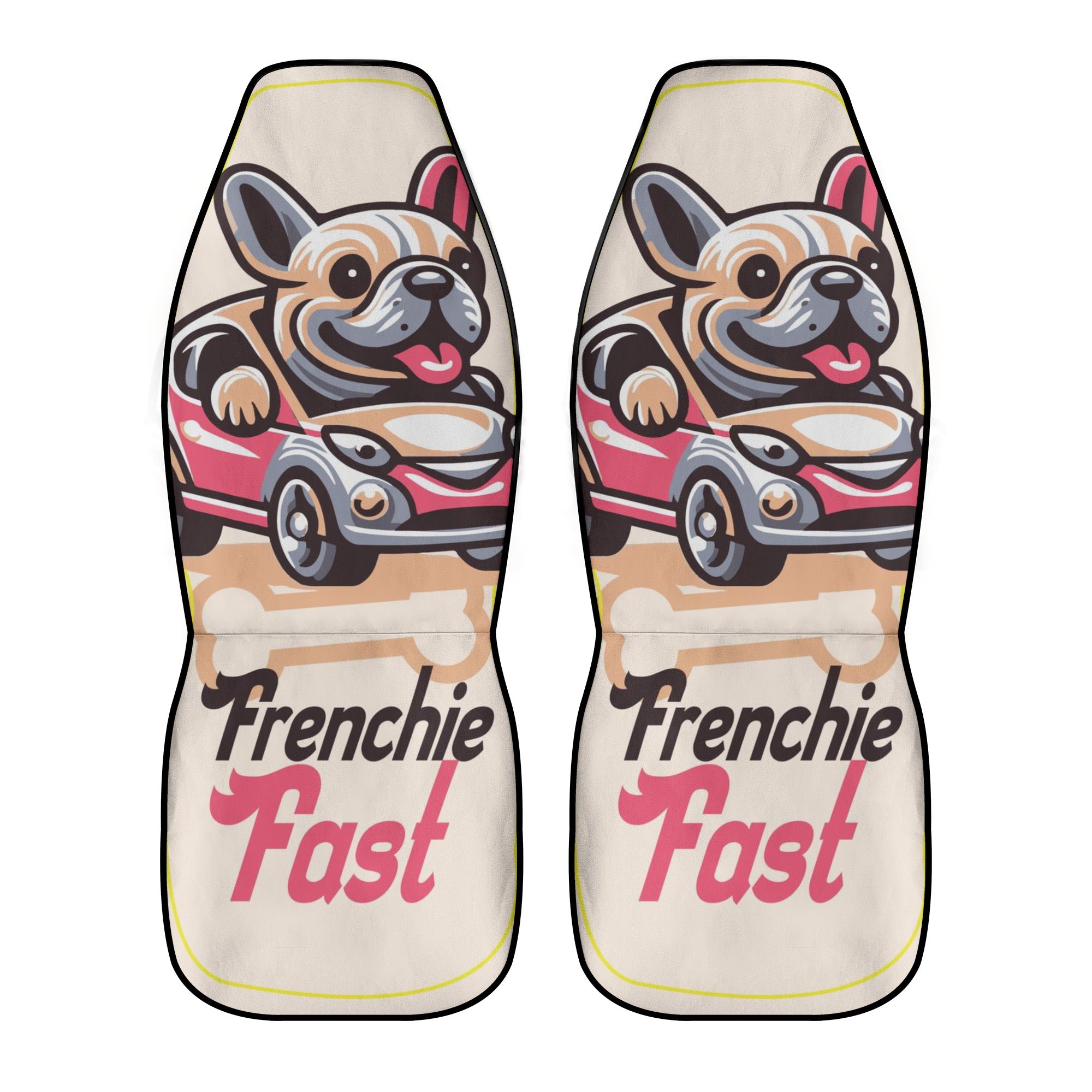French Bulldog Murphy Car Seat Covers (2 Pcs) Cute Frenchie Essential
