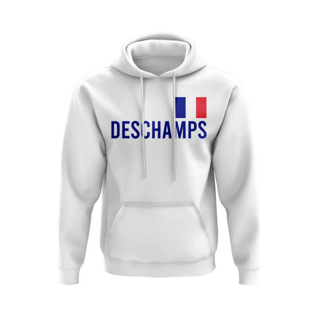Didier Deschamps France Name Hoody (White)