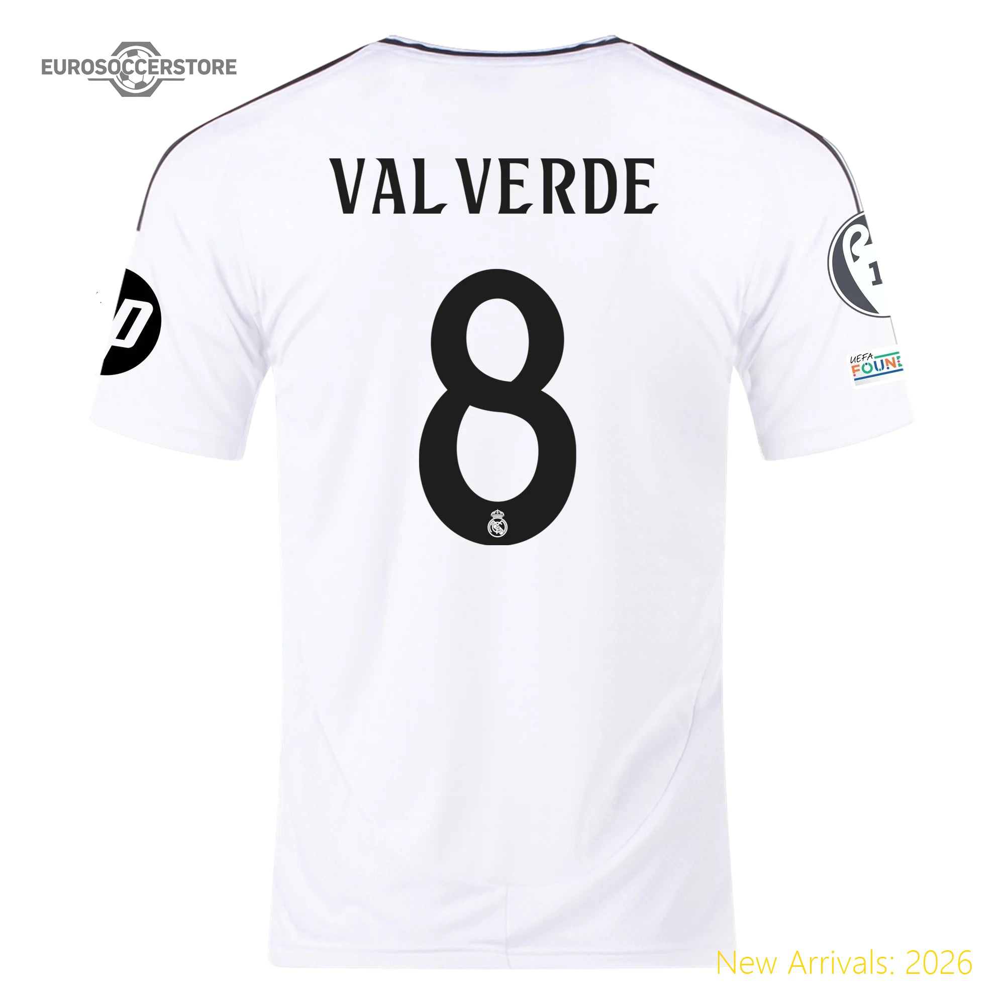 Sleek Design Men Premium-quality Rma Football Star Home Jersey 2023