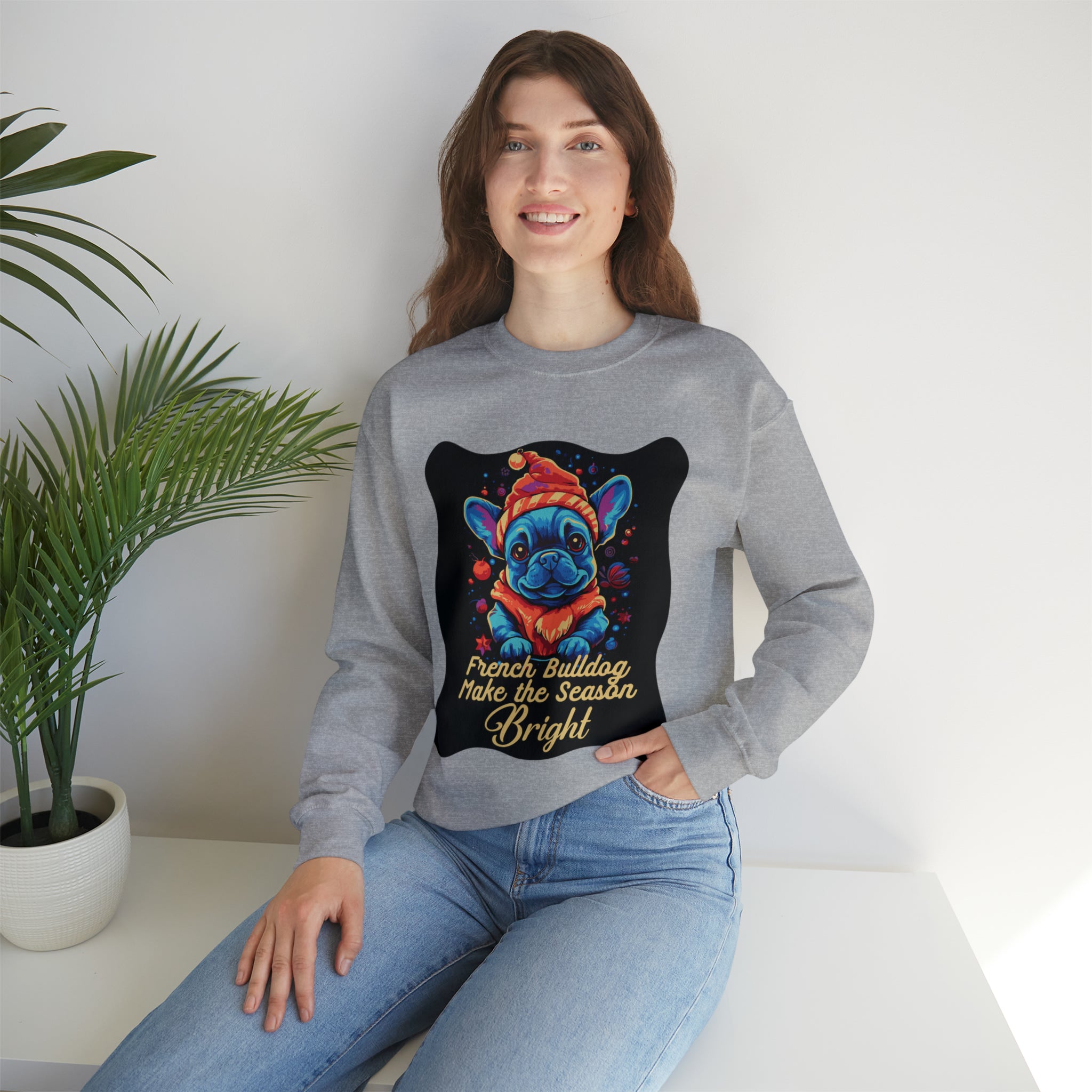 French Bulldog Luna Sweater Unisex Sweatshirt Comfy Pet Product