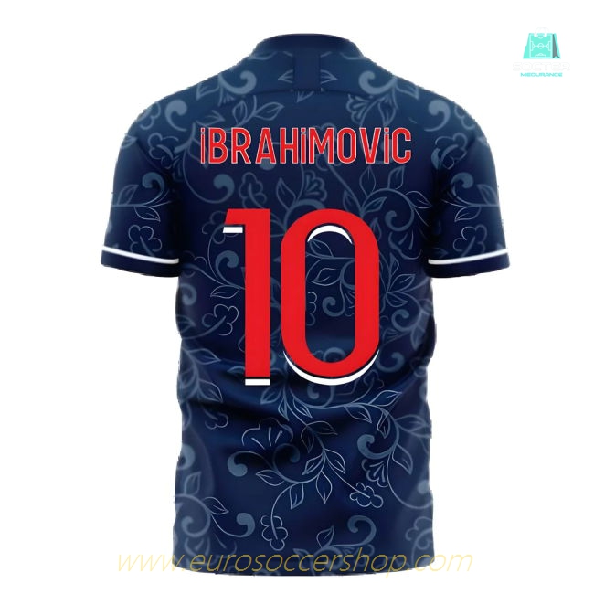 Paris 2025-2026 Home Concept Football Kit (Libero) (IBRAHIMOVIC 10)