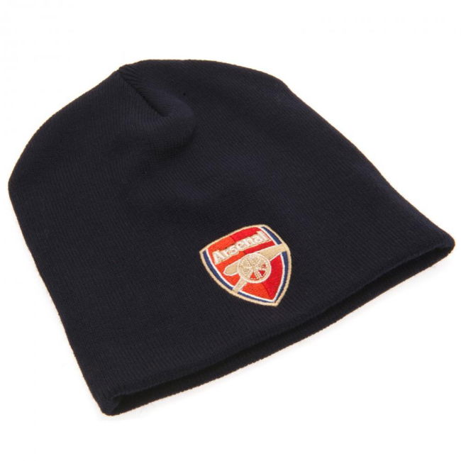 Arsenal FC Navy Crest Beanie (Collector's Item)