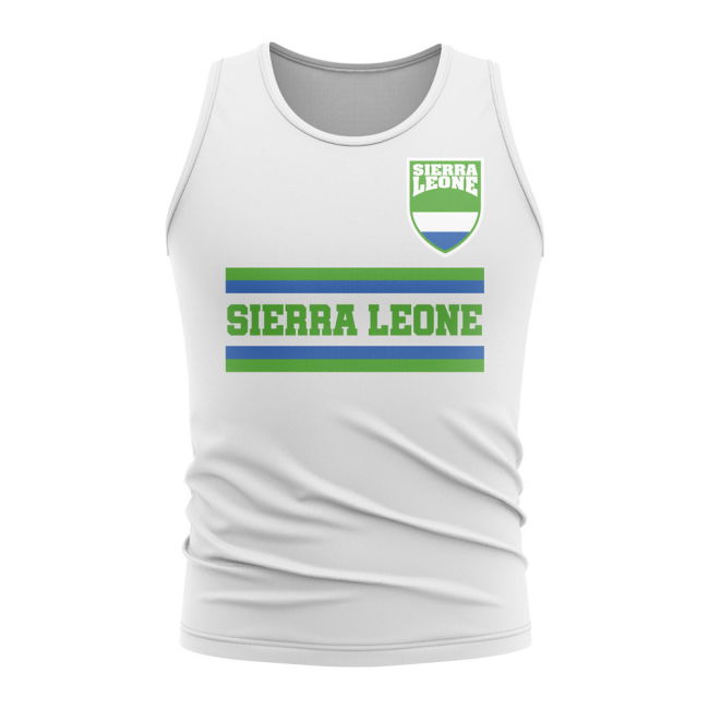 Fan-Favorite Elite Sierra Leone Core Football Country Sleeveless Tee