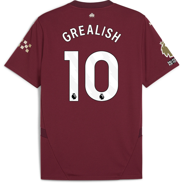 Manchester City Grealish 2024-2025 UCL Third Jersey – Authentic Shirt