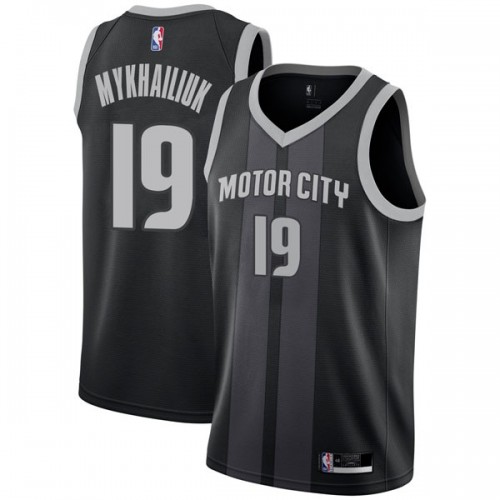Nike Clippers Black Detroit Pistons #19 Jersey - Game Day Wear