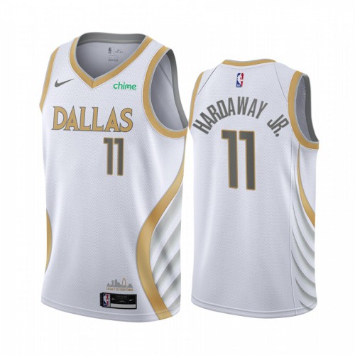 White DAL Dallas Mavericks #11 Nike Authentic Jersey Premium Quality