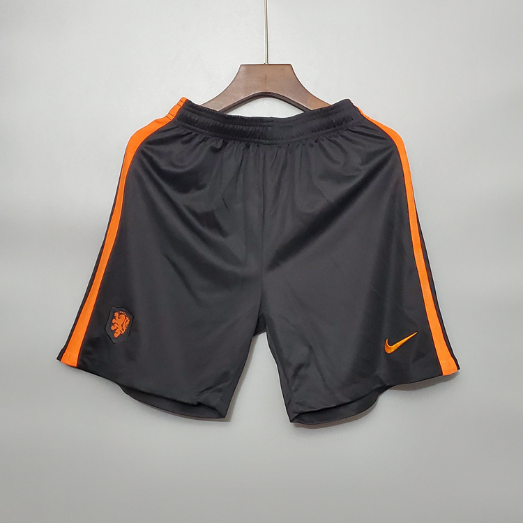 Durable Netherlands Soccer Shirt 2020-21 Away Black Football Shirt