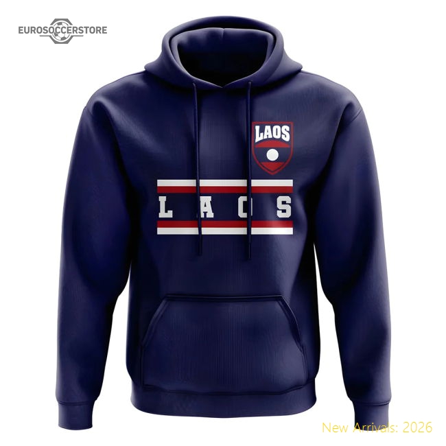 First-class Laos Core Football Country Hoody (navy) - Fantastic Value