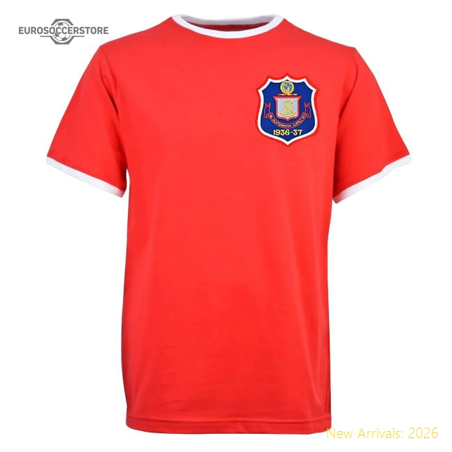 Official Sunderland 1937 12th Man T-shirt - Red/white Ringer