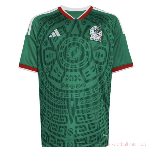 Club Soccer Mexico 2026-2027 Home Shirt (Kids) (Your Name)