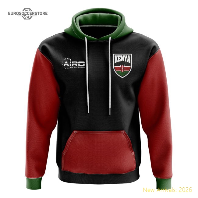 Kenya Concept Country Football Hoody (black) - Premium Collection