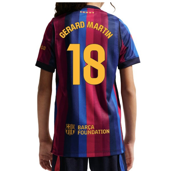 [JGK] 2026-2027 Barcelona Home Shirt (Kids) (Gerard Martin 18)